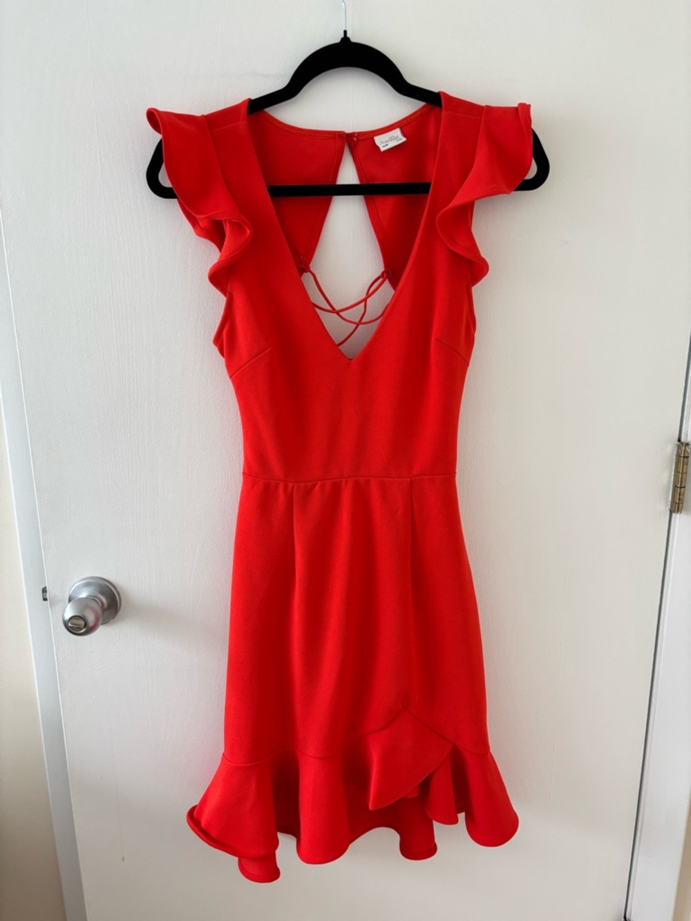 Selfie Leslie Red Mini Dress